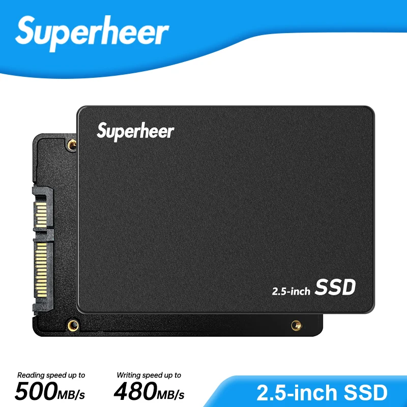 SUPERHEER SSD Hard Disk 128GB 256GB 512GB 1TB Sata 3 2.5" 2TB Solid State Drive Disk for Desktop Laptop