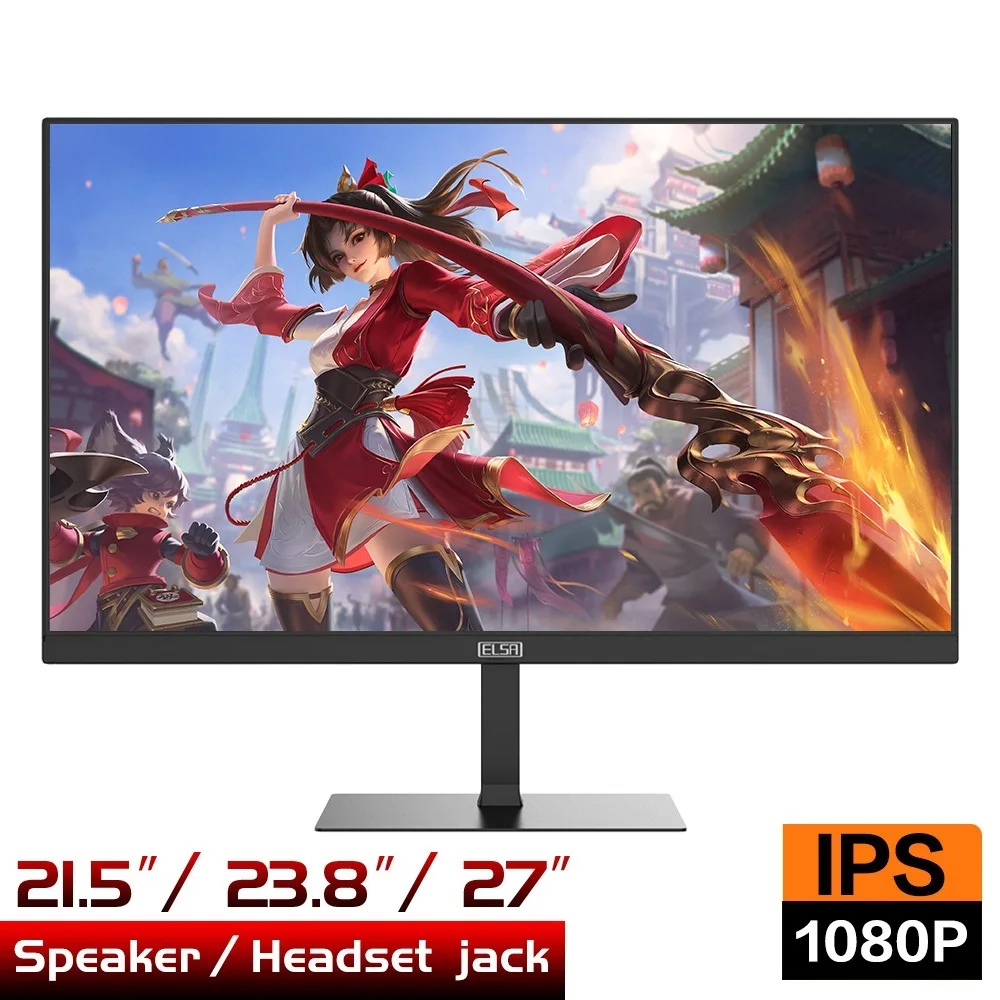 To 21.5 24 27 Inch Monitor Display PC Free Shipping IPS FHD Desktop Gamer Computer Screen Flat Panel HDMI/VGA 1920*1080